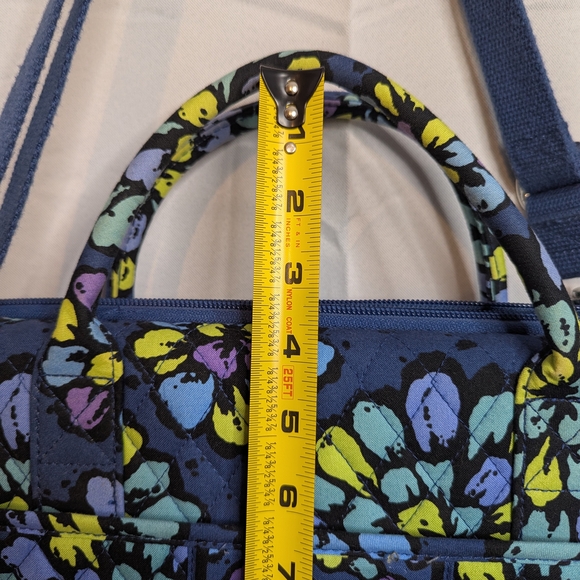 Vera Bradley Floral Quilted Laptop Bag - Picture 7 of 11